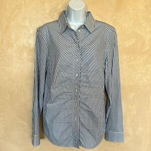 NWT BOSS (Hugo Boss) ruched button front blouse size 12
